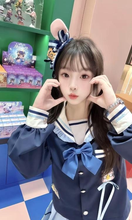 三点粉小嫩妹